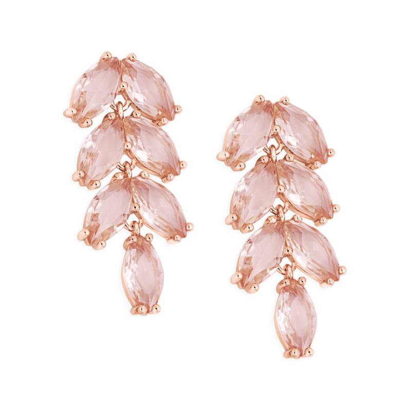 Maureen O'Hara Vintage Leaf Rose Gold Earrings