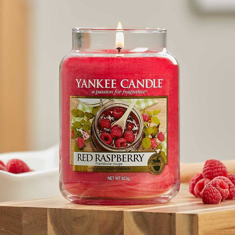 Red Raspberry Large Jar From Yankee Candle