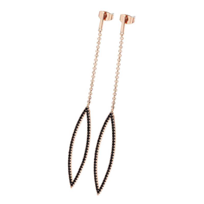 Tipperary Noir Rose Gold Drop Mix Ball Earrings_DUPLICATE