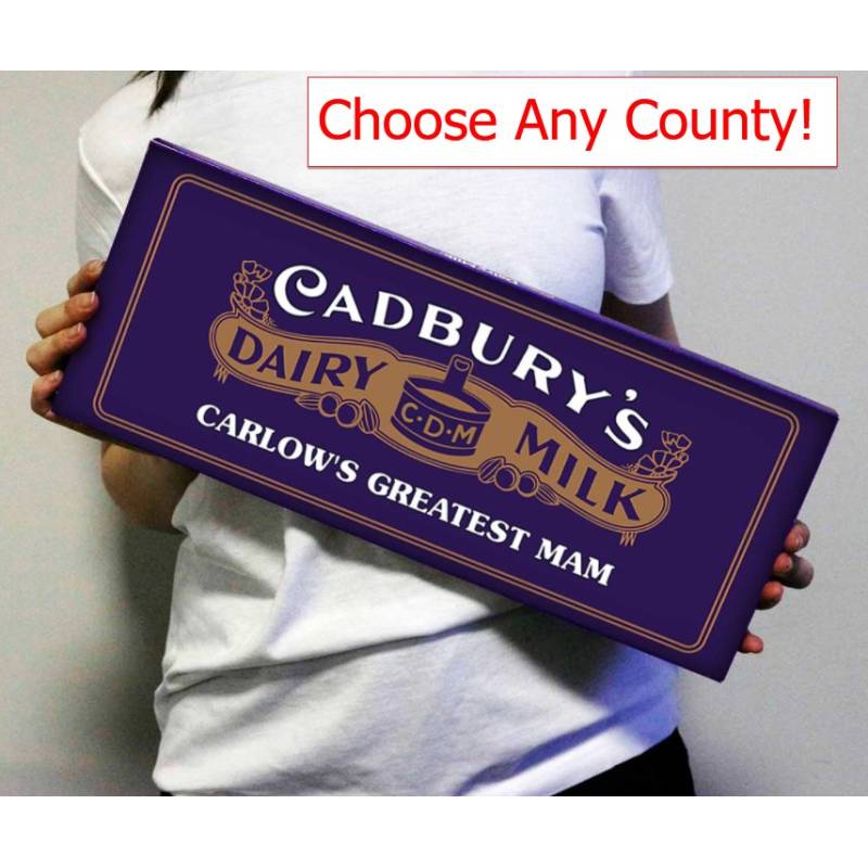 County's Greatest Mam Giant Cadburys Dairy Milk Bar 850g