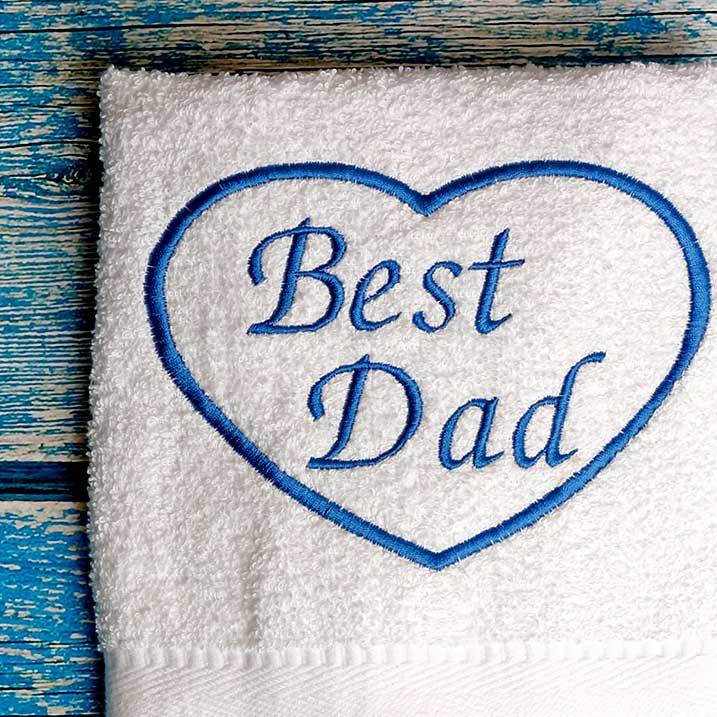 Best Dad Hand Towel