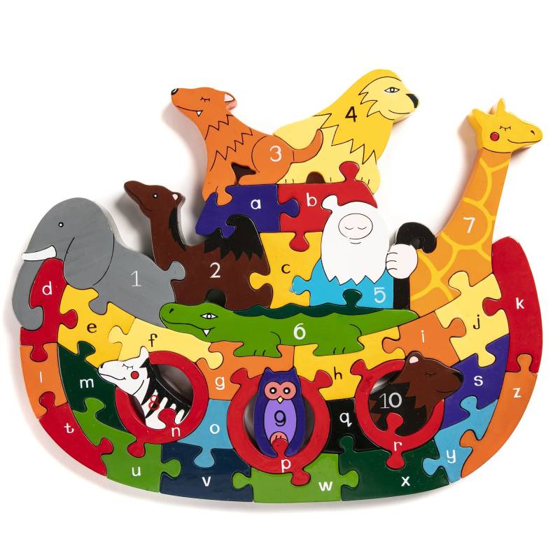 Noah's Ark Wooden Jigsaw Puzzle