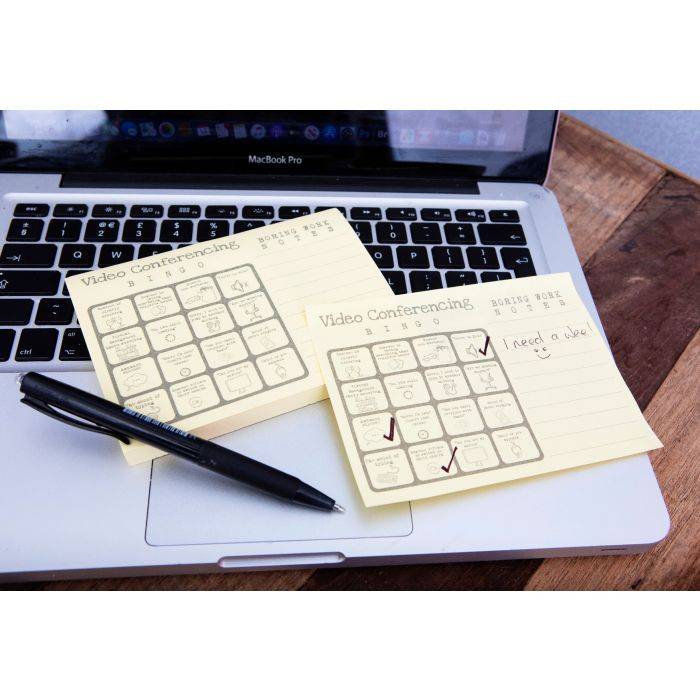 Virtual Meeting: Bingo Notepad