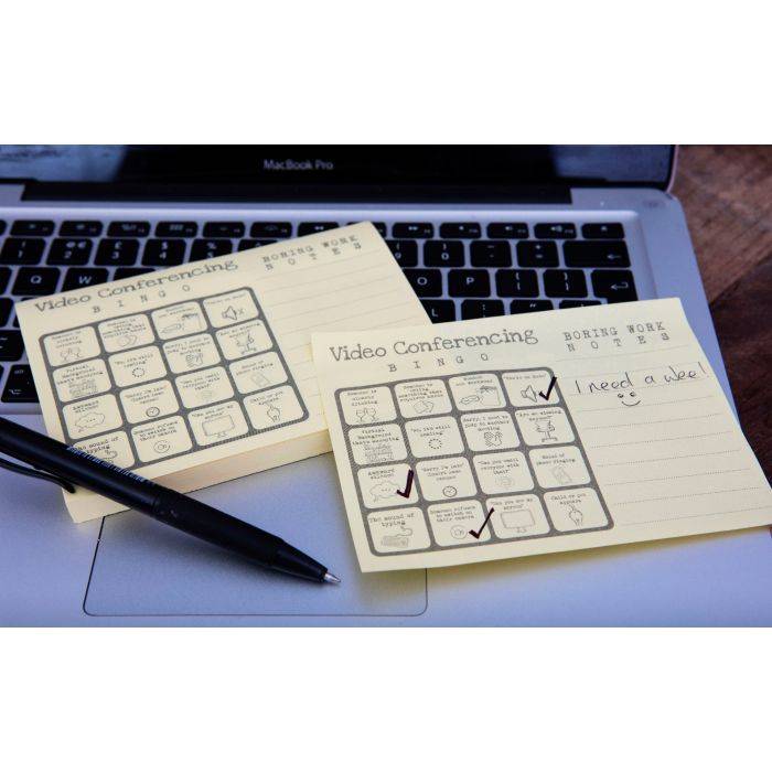 Virtual Meeting: Bingo Notepad