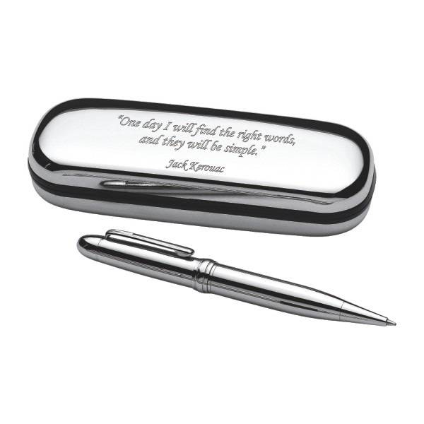 Engraved Pen case & Ballpoint Pen