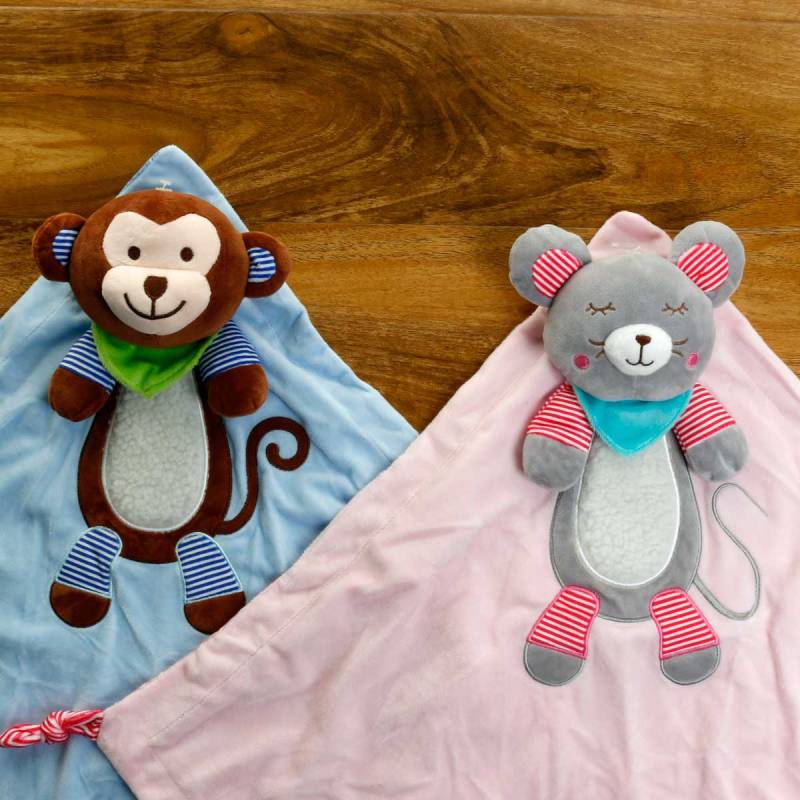 Large Monkey Comforter - Personalised