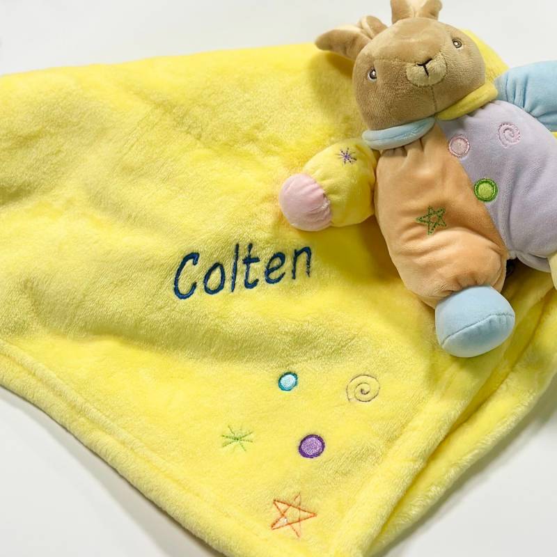 Plush Bear with Matching Blanket - Personalised