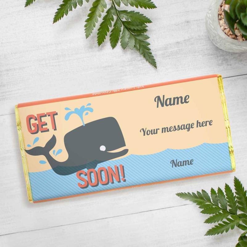 Get Whale Soon Personalised Chocolate Bar