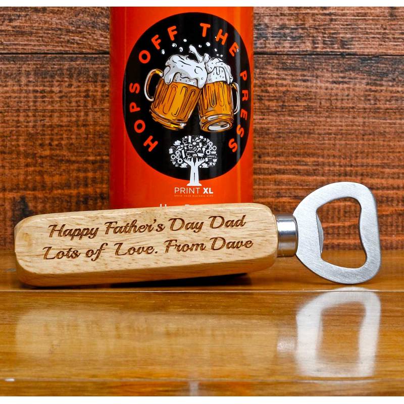 Wooden Personalised Bottle Opener