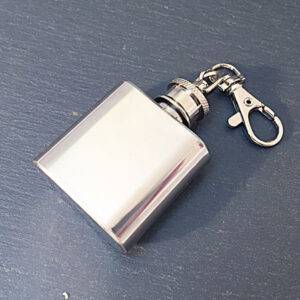 Dram Flask Keyring - Engraved