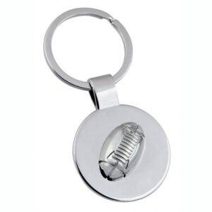 Rugby Ball Keyring - Engraved