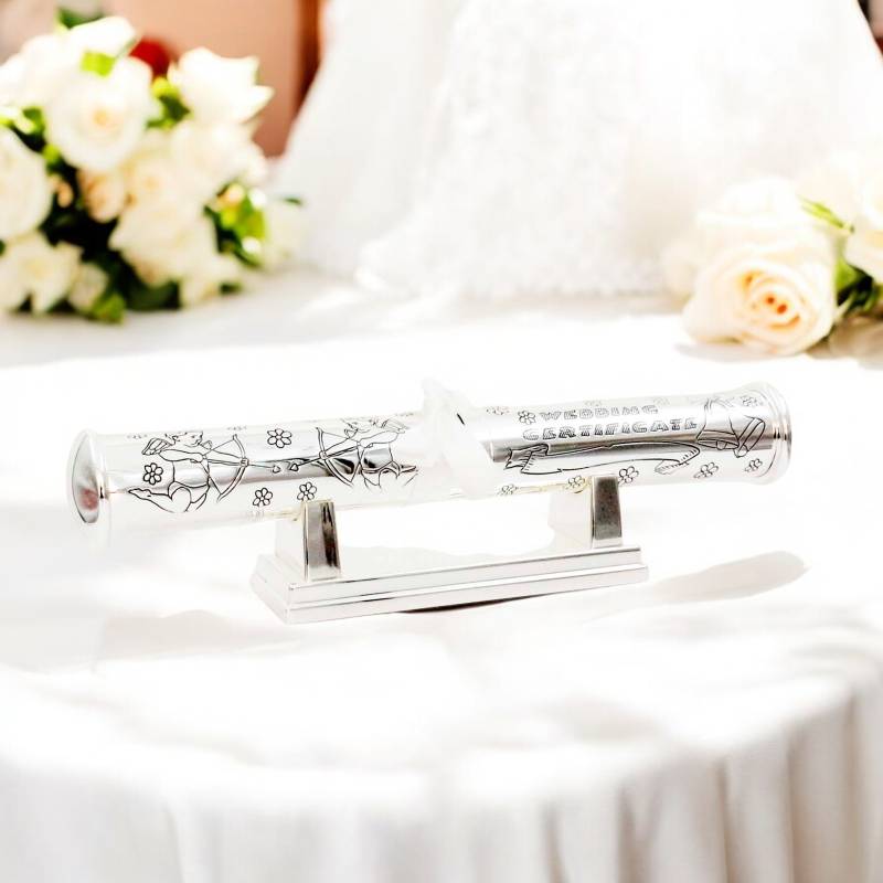 Wedding Certificate Holder - Engraved With Your Message