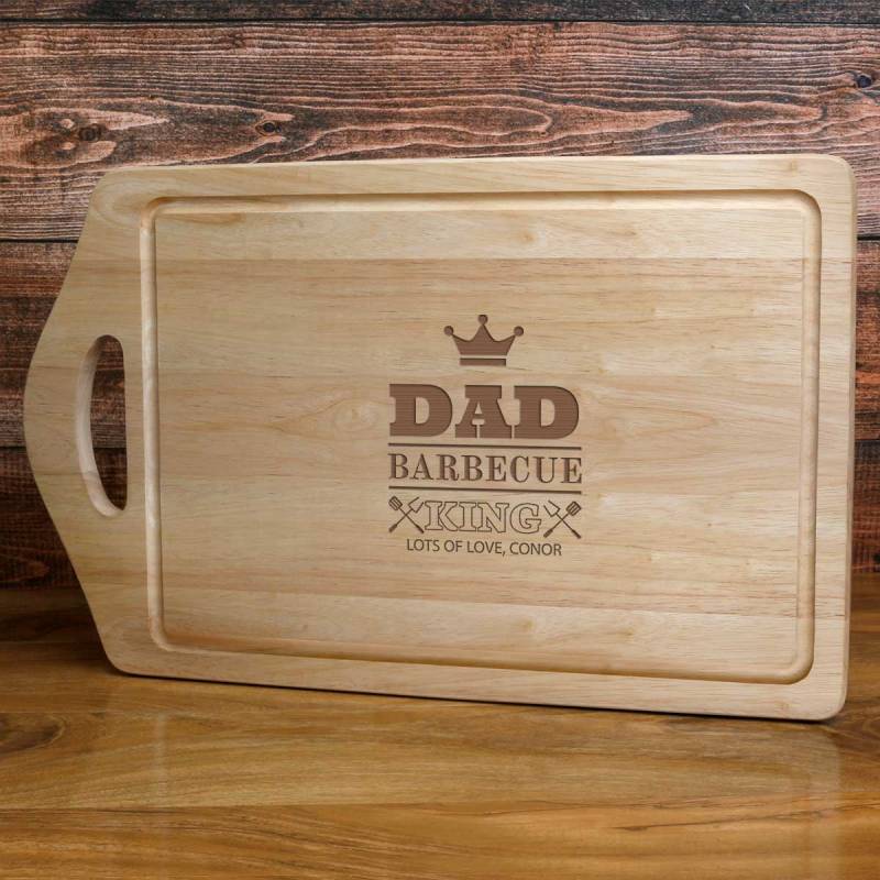 Name's Barbecue King/Queen - Engraved Chopping Board