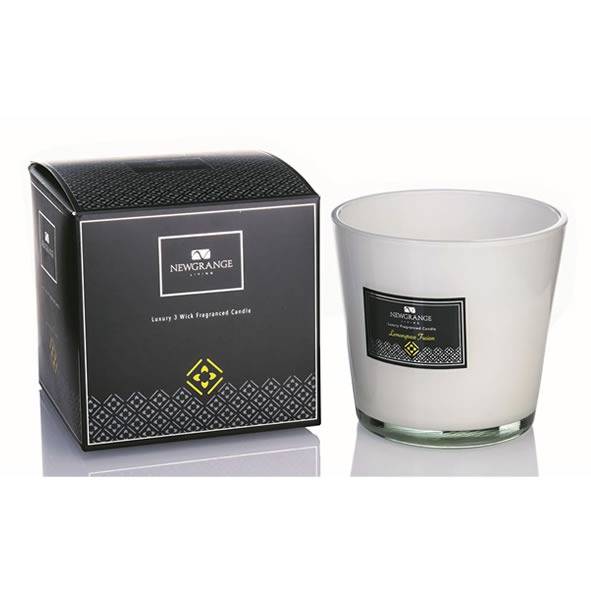 Lemongrass fusion Luxury 3 Wick Fragranced Candle - Newgrange