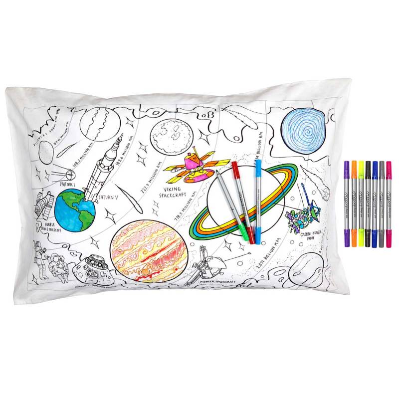 Space Explorer Pillowcase From Eat Sleep Doodle