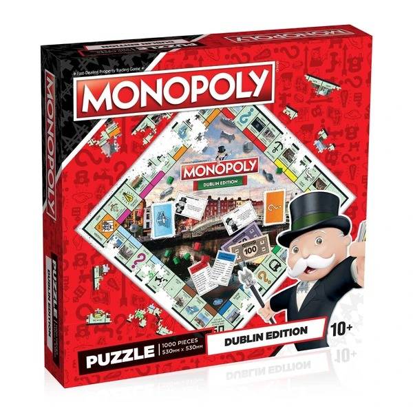 Dublin Monopoly 1000 Piece Jigsaw Puzzle