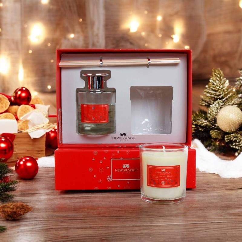 Festive Spice Candle & Diffuser Gift Set - Newgrange Living