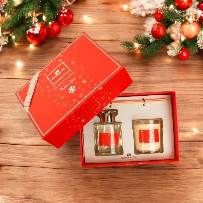 Festive Spice Candle & Diffuser Gift Set - Newgrange Living