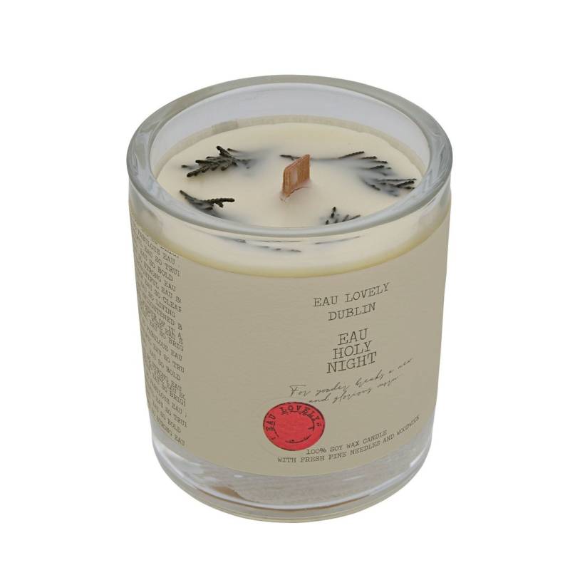 Eau Lovely - Eau Holy Night Candle With Fresh Pine Needles & Woodwick