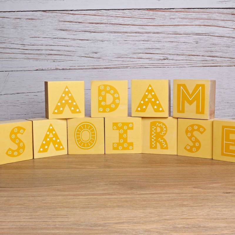 Alphabet Name Blocks