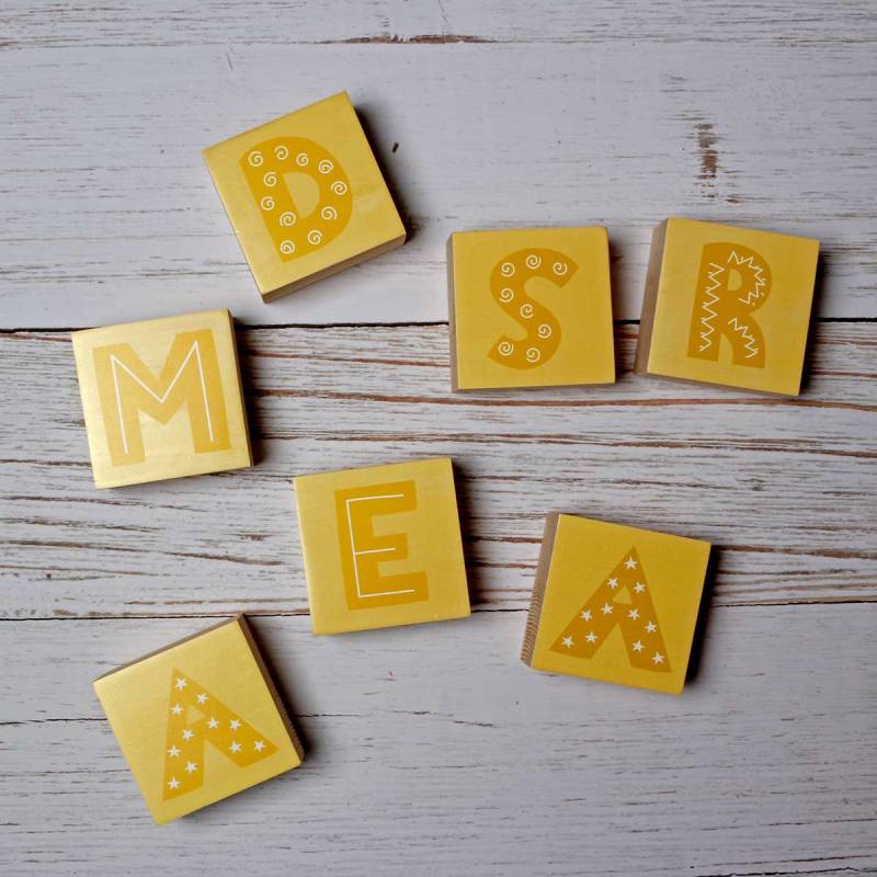 Alphabet Name Blocks