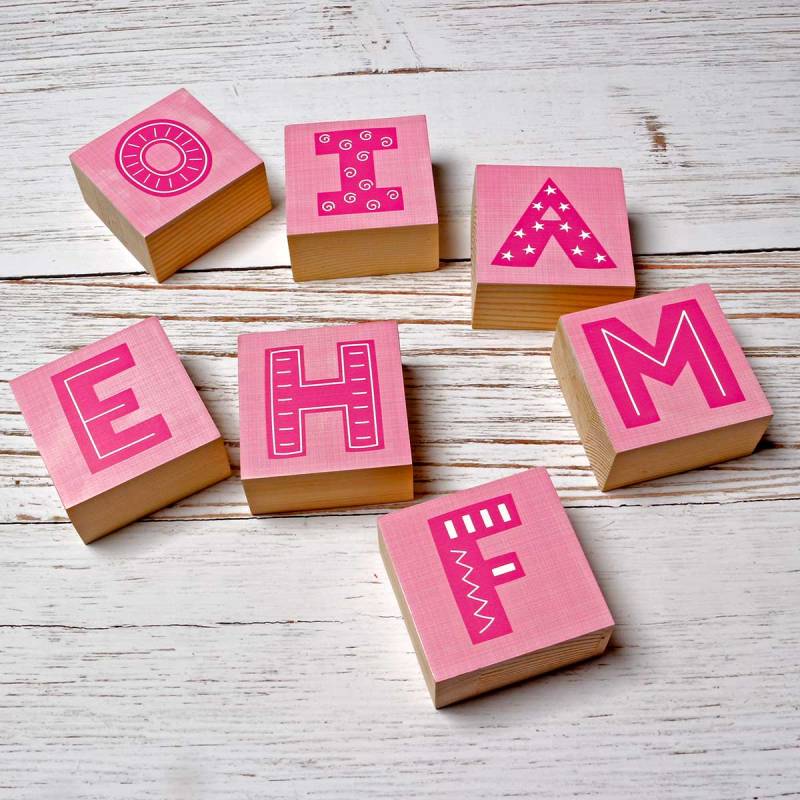 Alphabet Name Blocks