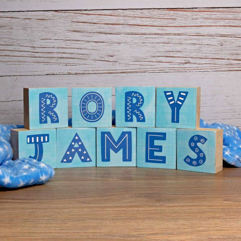 Alphabet Name Blocks