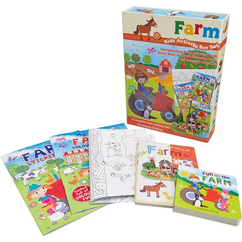 Kids Activity Box Set - Farm