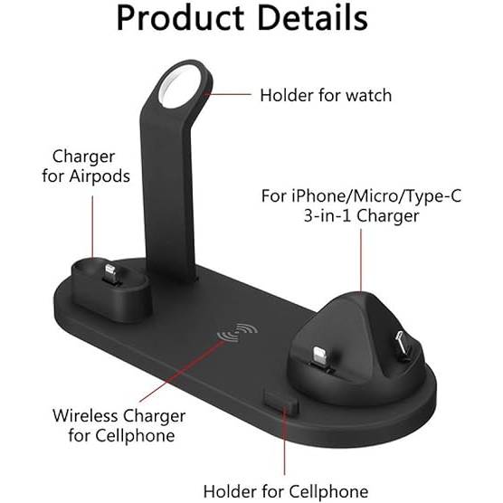 Multi-Docking Station With Qi Wireless