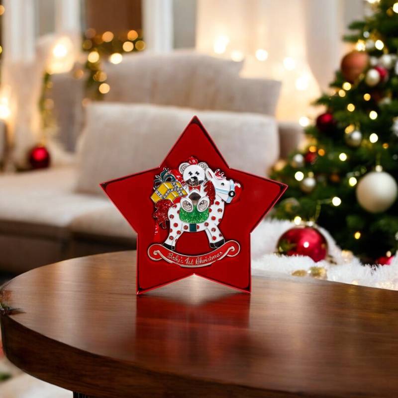 Tipperary Sparkle Rocking Horse Baby's 1st Christmas Decoration