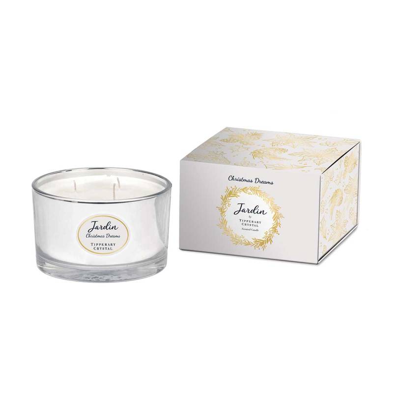 Tipperary Jardin 3 Wick Candle - Christmas Dreams