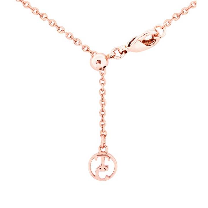 Tipperary Half Moon Sapphire Rose Gold Pendant