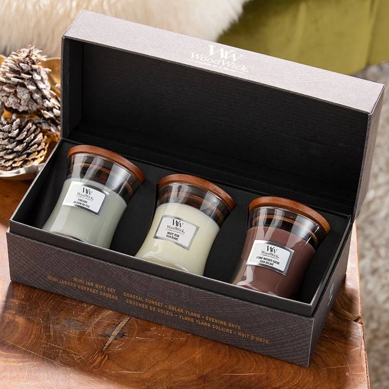 Woodwick 3 Mini Hourglass Woody Gift Set