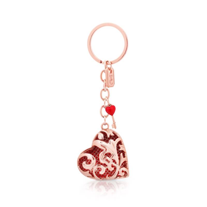 Tipperary Rose Gold Heart Keyring