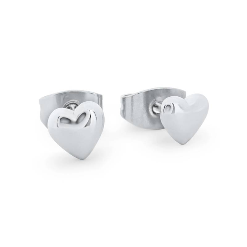 Tipperary Silver Heart 8mm Earrings