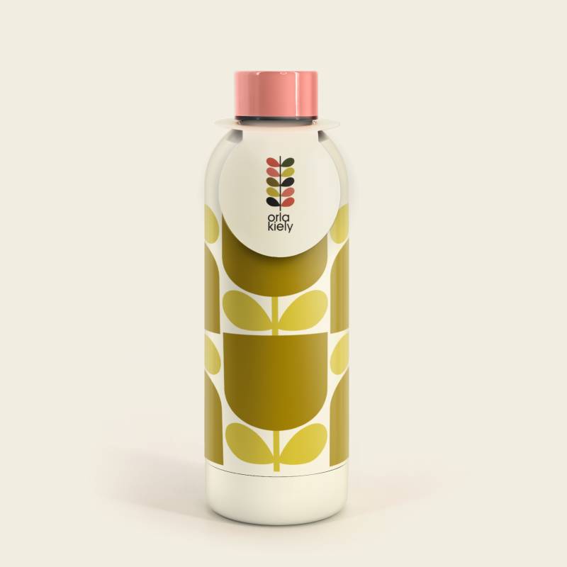 Orla Kiely Metal Water Bottle - Block Flower