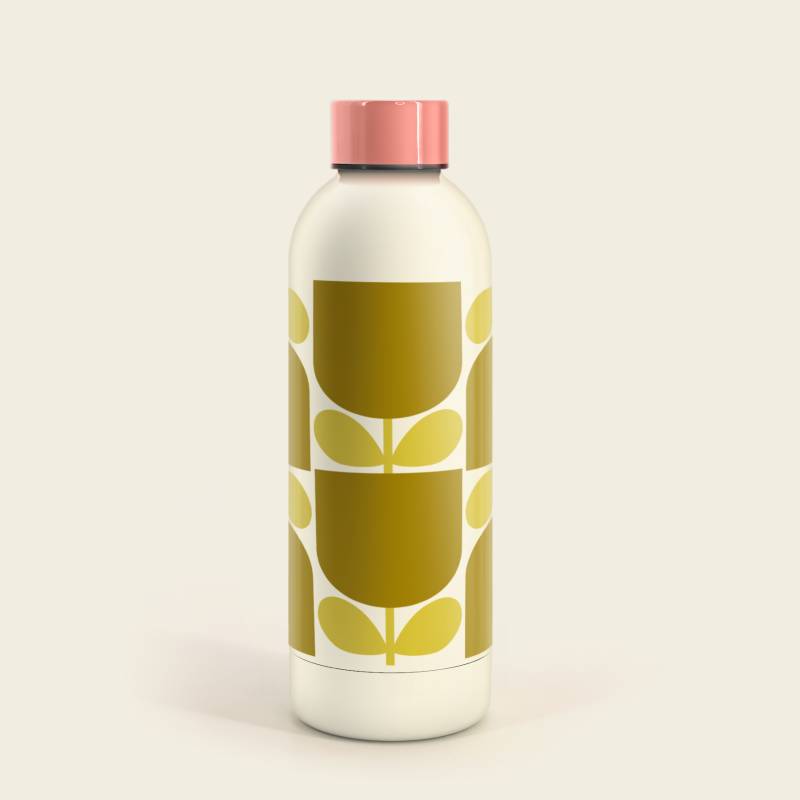 Orla Kiely Metal Water Bottle - Block Flower