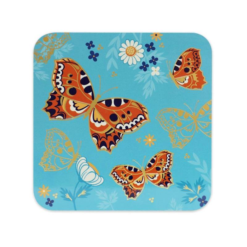 Tipperary Crysta Butterfly Set of 6 Coasters