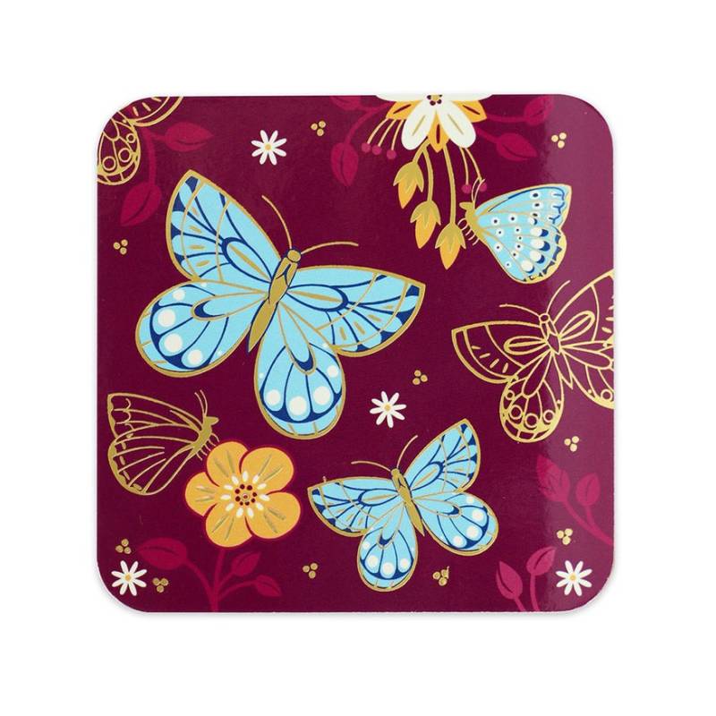 Tipperary Crysta Butterfly Coasters Set of Six