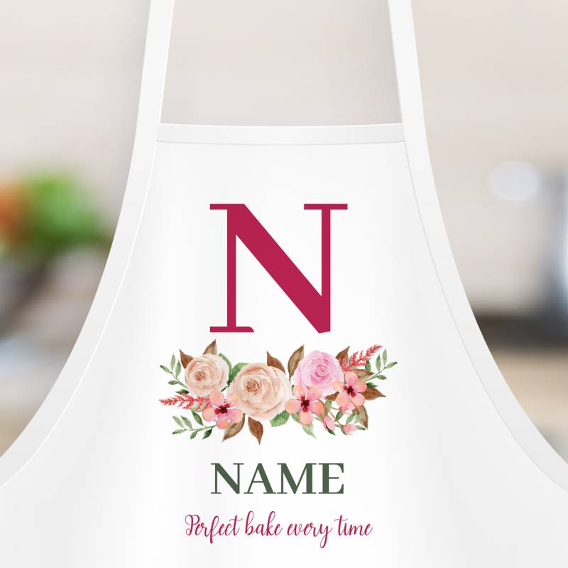 Initials and Name - Perfect Bake Every Time Personalised Apron