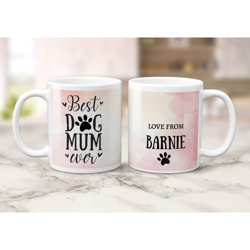 Best Dog Mum Any Message - Personalised Mug