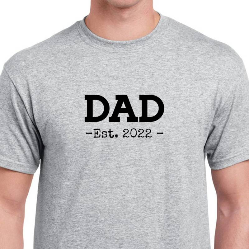 Dad Est. Any Year Personalised T-Shirt