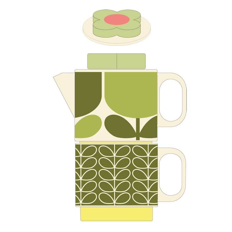 Orla Kiely Stackable Tea For One