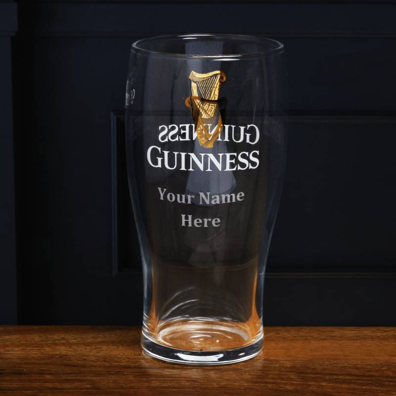 Classic Tulip Guinness Personalised Pint Glass