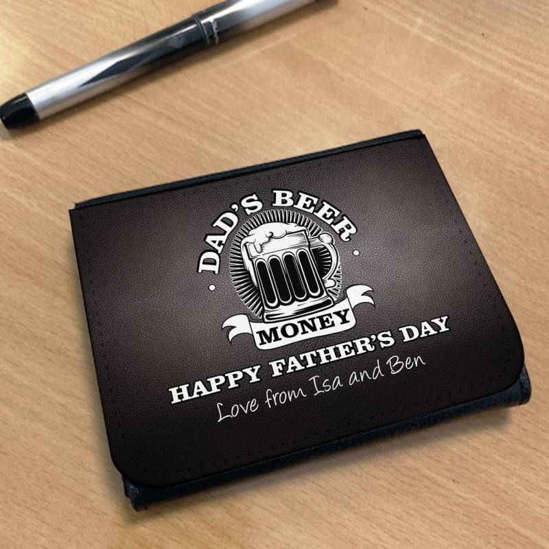 Dad's Beer Money Wallet - Black