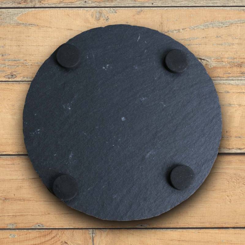 Round Slate Coasters - Surname (Set of 4)