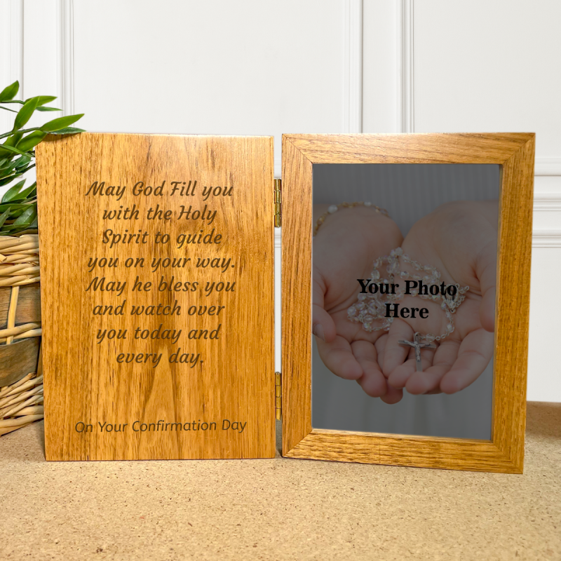 Personalised WoodenPhoto Book Frame