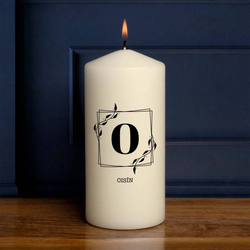 Any Initials And Message - Personalised Candle