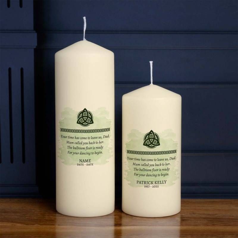 Memorial Poem Dad - Personalised Candle