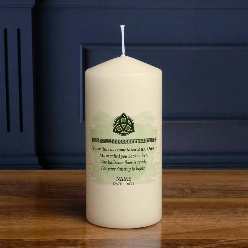 Memorial Poem Dad - Personalised Candle